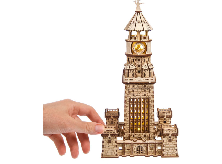 UGEARS Svietiace 3D puzzle Alexandrijský maják 340 dielikov