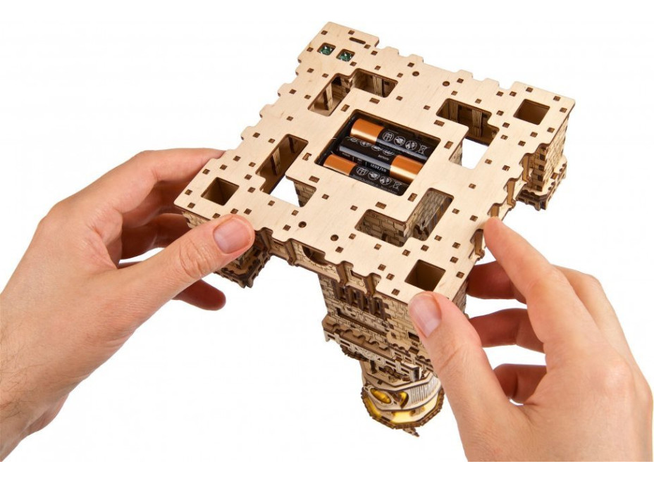 UGEARS Svietiace 3D puzzle Alexandrijský maják 340 dielikov