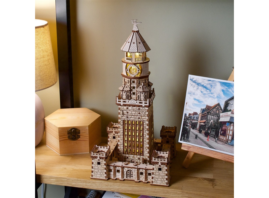 UGEARS Svietiace 3D puzzle Alexandrijský maják 340 dielikov
