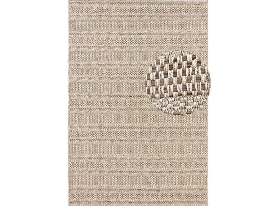 Kusový koberec Brave 103612 Natural Brown z kolekcie Elle – na von aj na doma