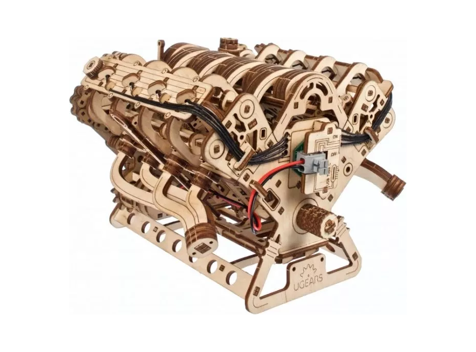 UGEARS 3D puzzle Motor V8, 776 dielikov