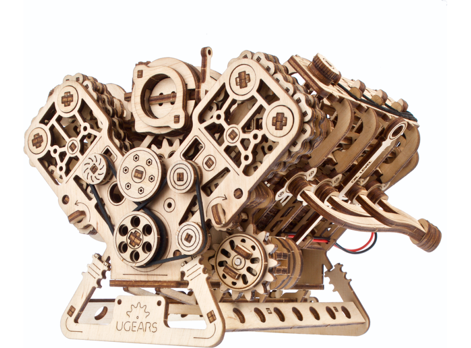 UGEARS 3D puzzle Motor V8, 776 dielikov