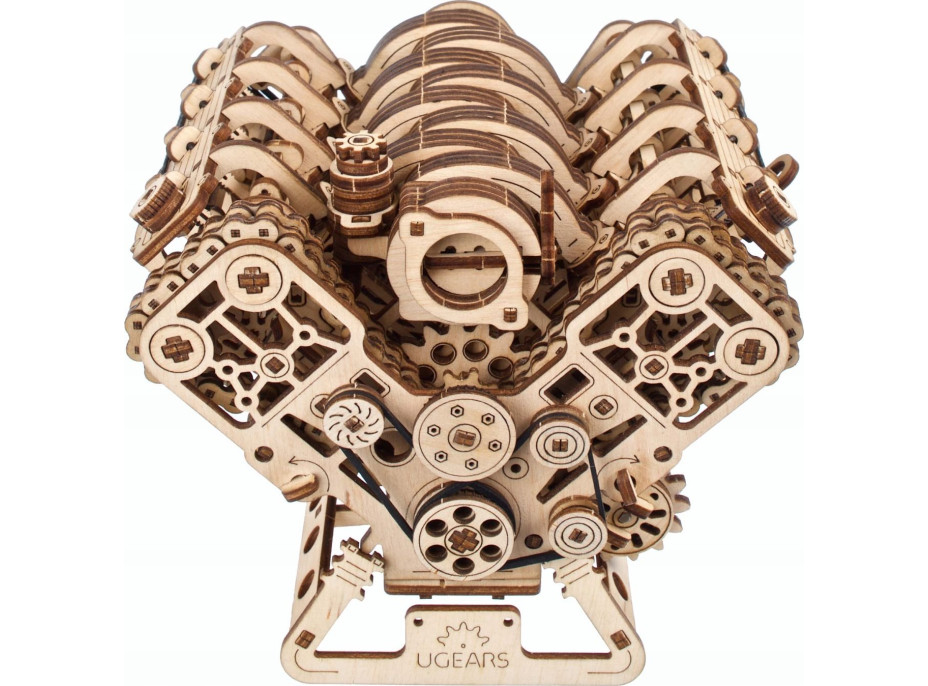 UGEARS 3D puzzle Motor V8, 776 dielikov