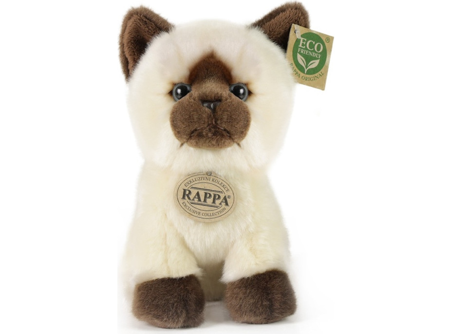 Rappa Plyšová siamská mačka 18 cm ECO-FRIENDLY