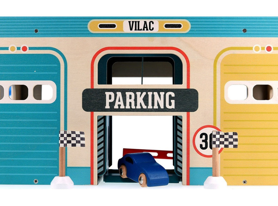 Vilac Drevená vintage garáž Vilacity