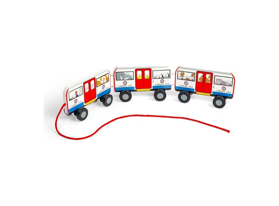 Bigjigs Toys Ťahacia hračka Londýnske metro