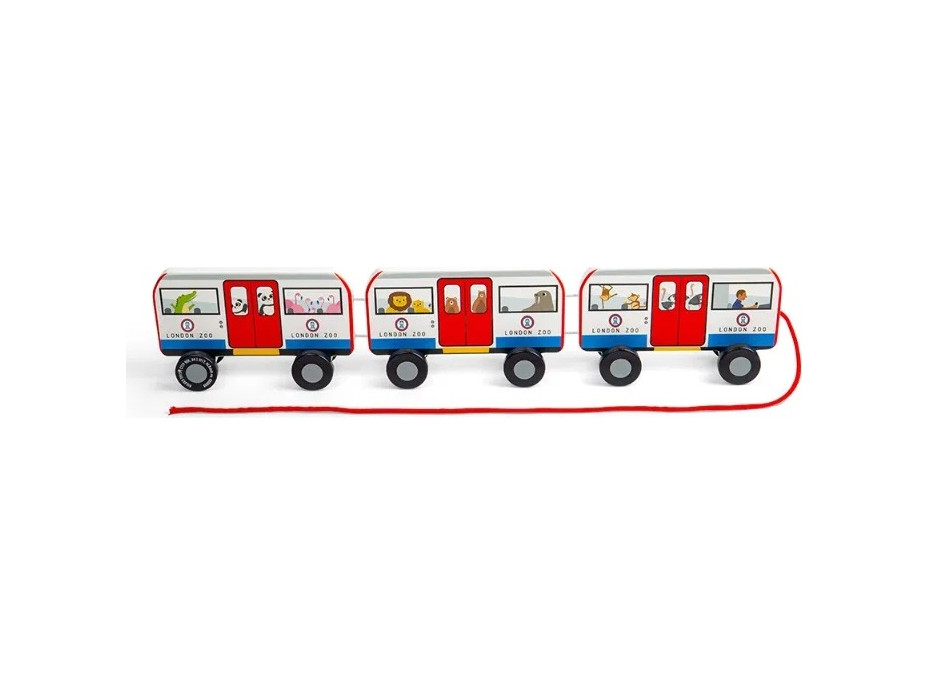 Bigjigs Toys Ťahacia hračka Londýnske metro