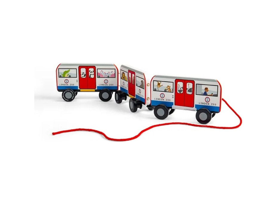Bigjigs Toys Ťahacia hračka Londýnske metro