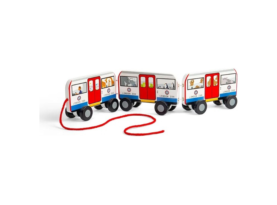 Bigjigs Toys Ťahacia hračka Londýnske metro