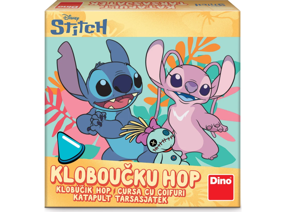 DINO Hra Klobúčika, hop - Stitch a Angel