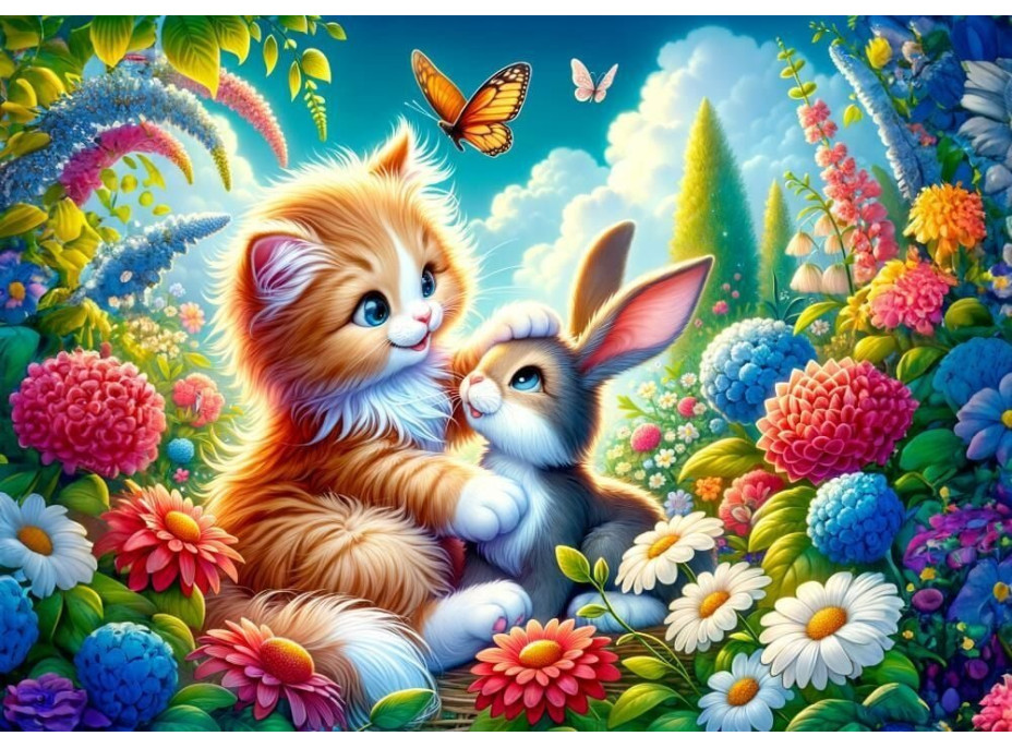 ART PUZZLE Puzzle Brašna králiček 25 dielikov