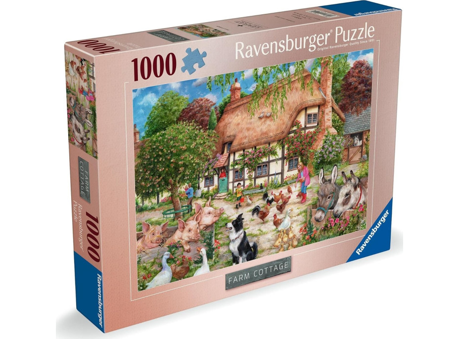 RAVENSBURGER Puzzle Domček na vidieku 1000 dielikov