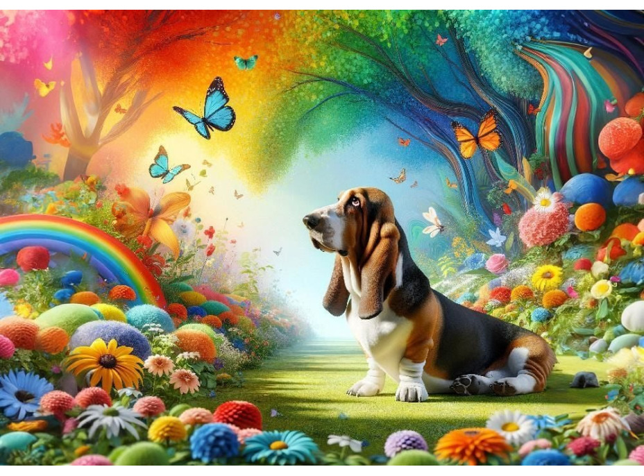 ART PUZZLE Puzzle Motýlí návštevník 25 dielikov