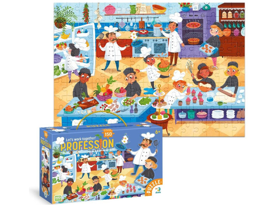 DODO Puzzle Povolanie: Kuchár 150 dielikov