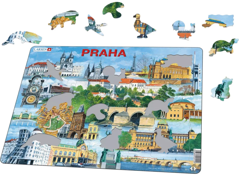 LARSEN Puzzle Praha pamiatky 66 dielikov