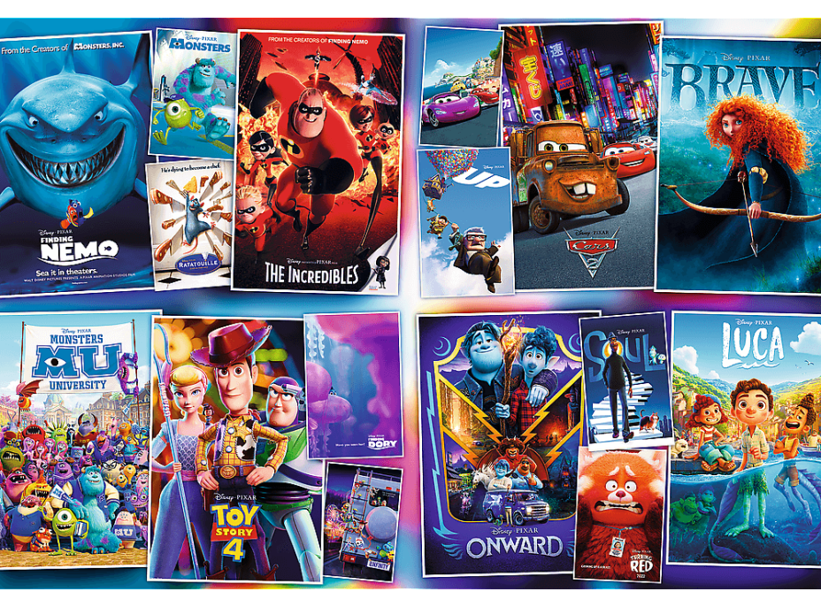 TREFL Puzzle UFT Epická animovaná galéria Disney Pixar 6000 dielikov