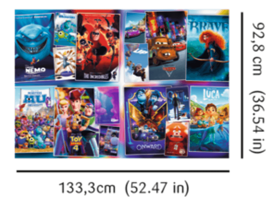 TREFL Puzzle UFT Epická animovaná galéria Disney Pixar 6000 dielikov