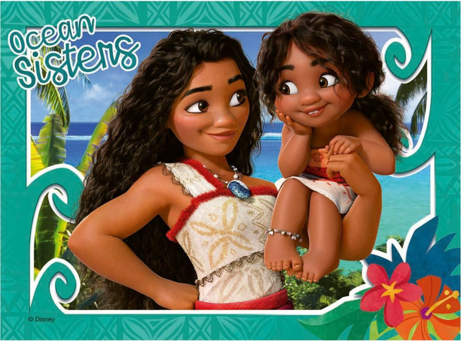 RAVENSBURGER Puzzle Vaiana 2, 4v1 (12,16,20,24 dielikov)