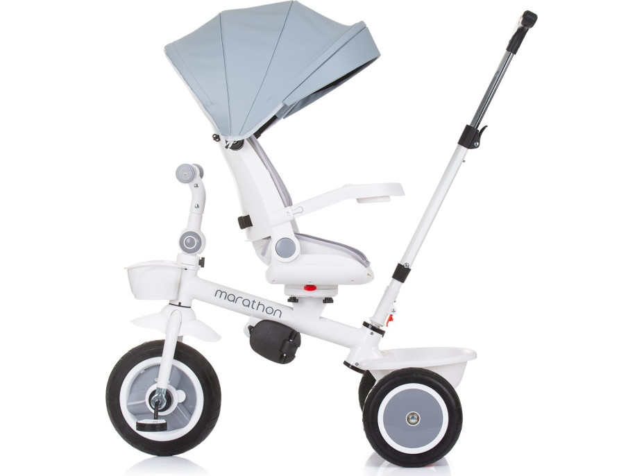 CHIPOLINO Trojkolka so strieškou Marathon 2v1 Ash Grey