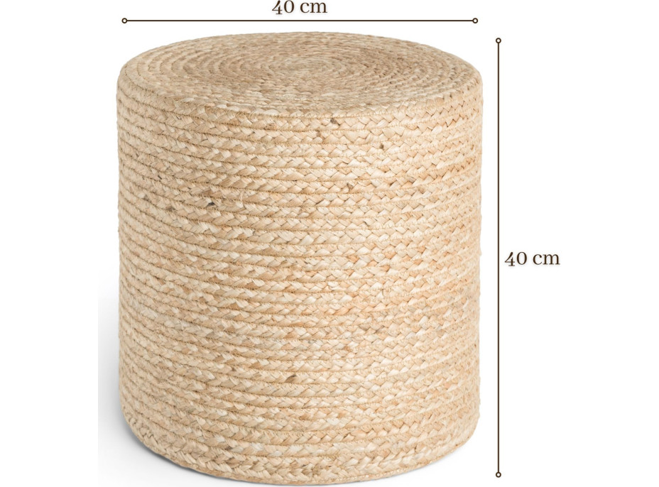 Sedací vak JUTTA POUF 106234 Beige