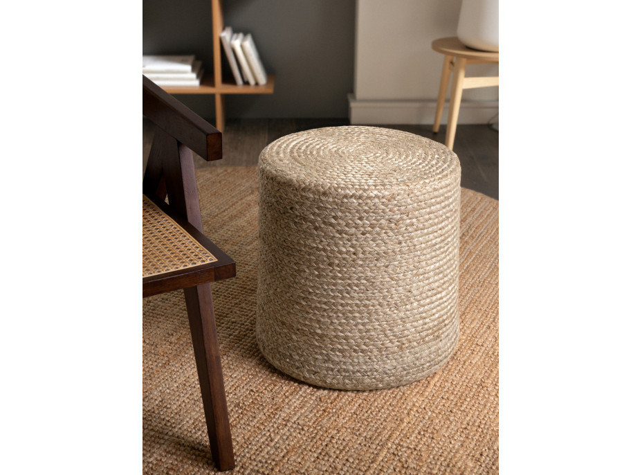 Sedací vak JUTTA POUF 106235 Beige/Grey