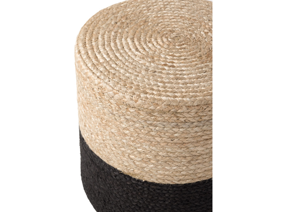 Sedací vak JUTTA POUF 106237 Beige/Black