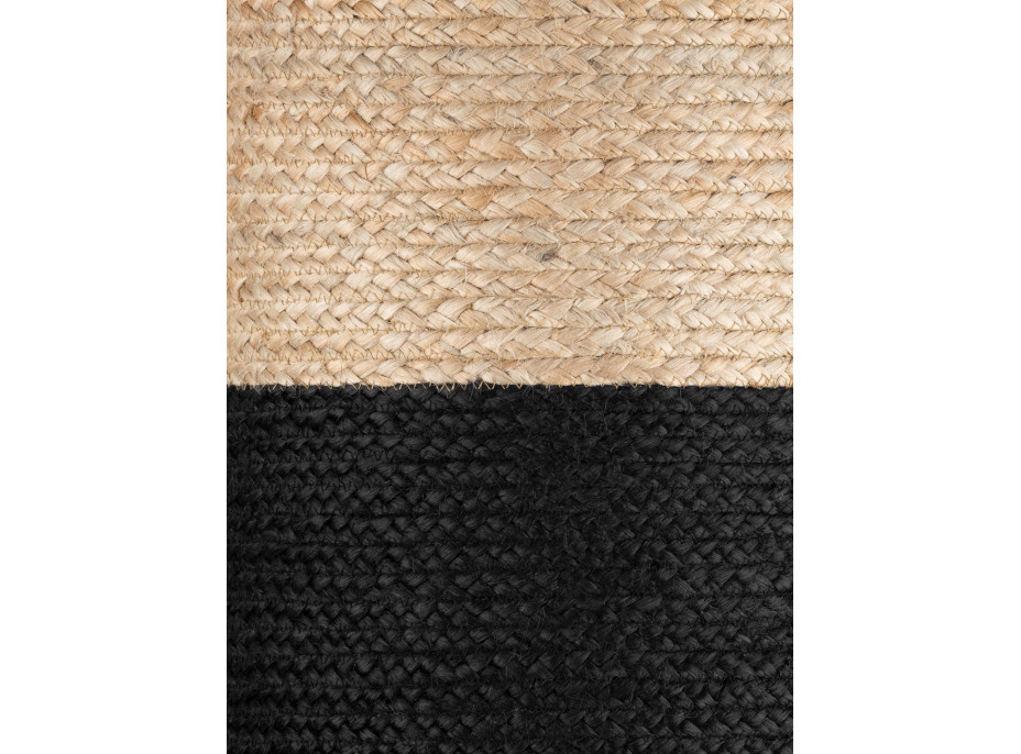 Sedací vak JUTTA POUF 106237 Beige/Black