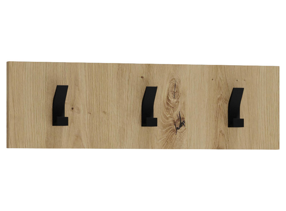 Vešiak na oblečenie CLIF - 50 cm - dub artisan