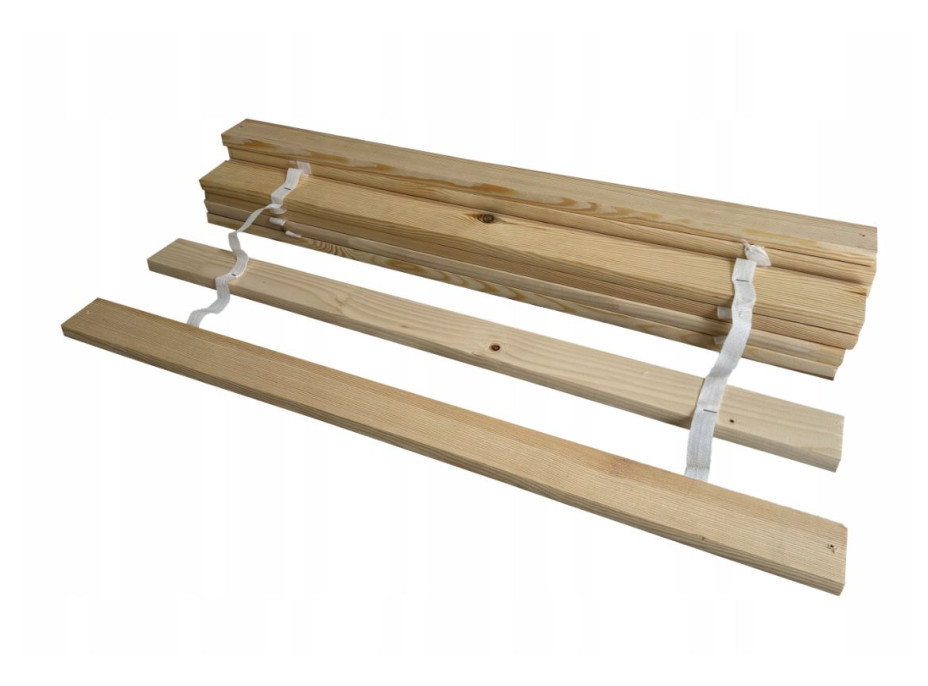 Detská posteľ z masívu borovice FRANK - 200x90 cm - šedá