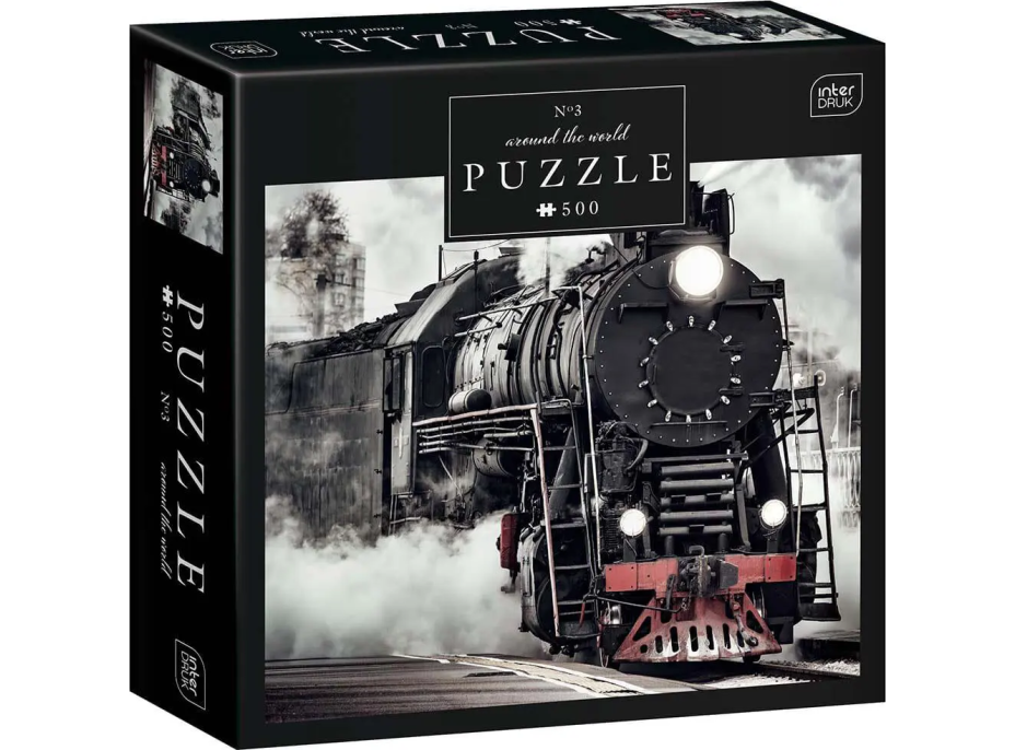 INTERDRUK Puzzle Around the World: Parná lokomotíva 500 dielikov