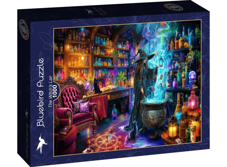 BLUEBIRD Puzzle Čarodejnícke brloh 1000 dielikov