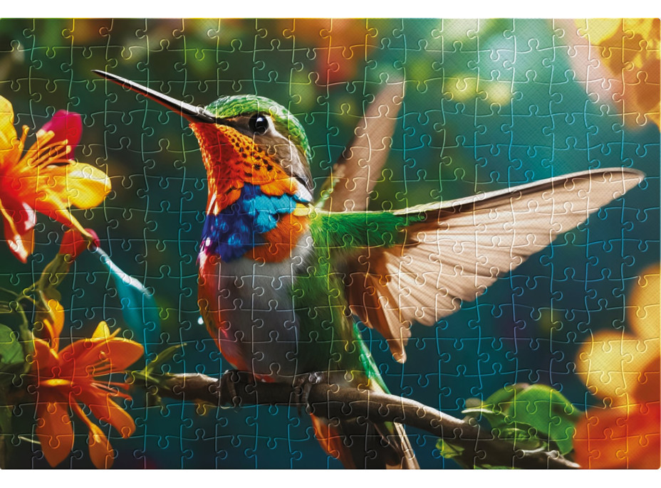 INTERDRUK Puzzle Colorful Nature: Kolibrík 250 dielikov
