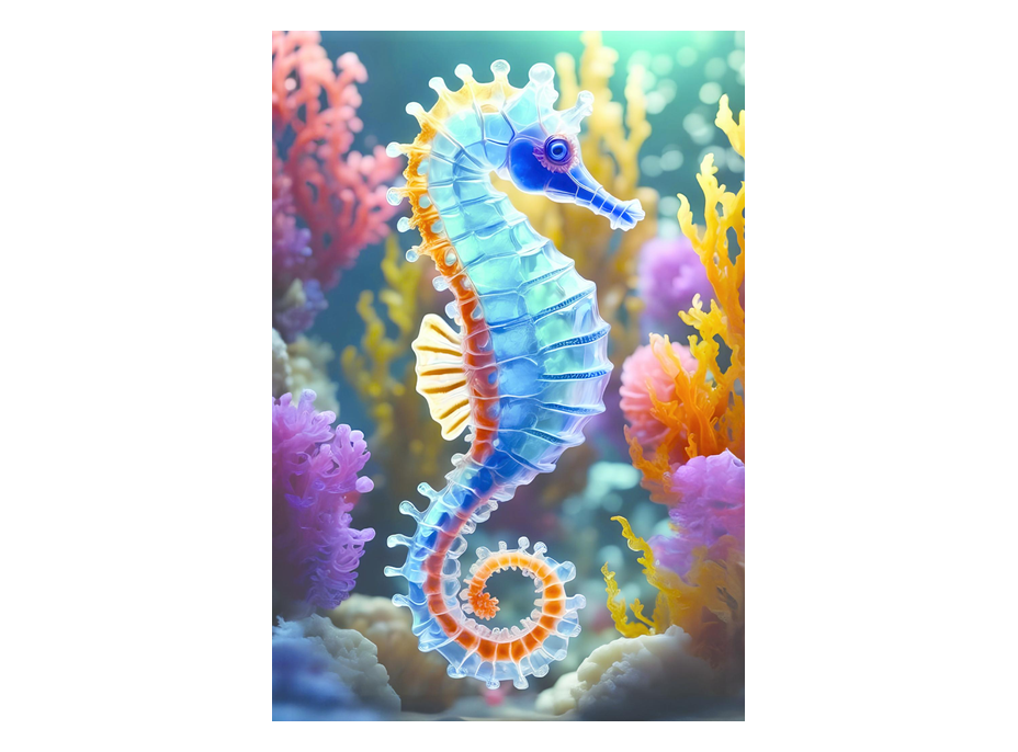INTERDRUK Puzzle Colorful Nature: Morský koník 250 dielikov