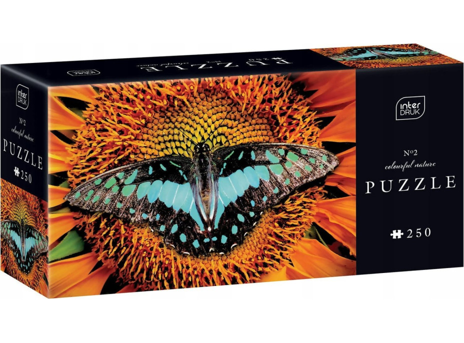 INTERDRUK Puzzle Colorful Nature: Motýľ 250 dielikov