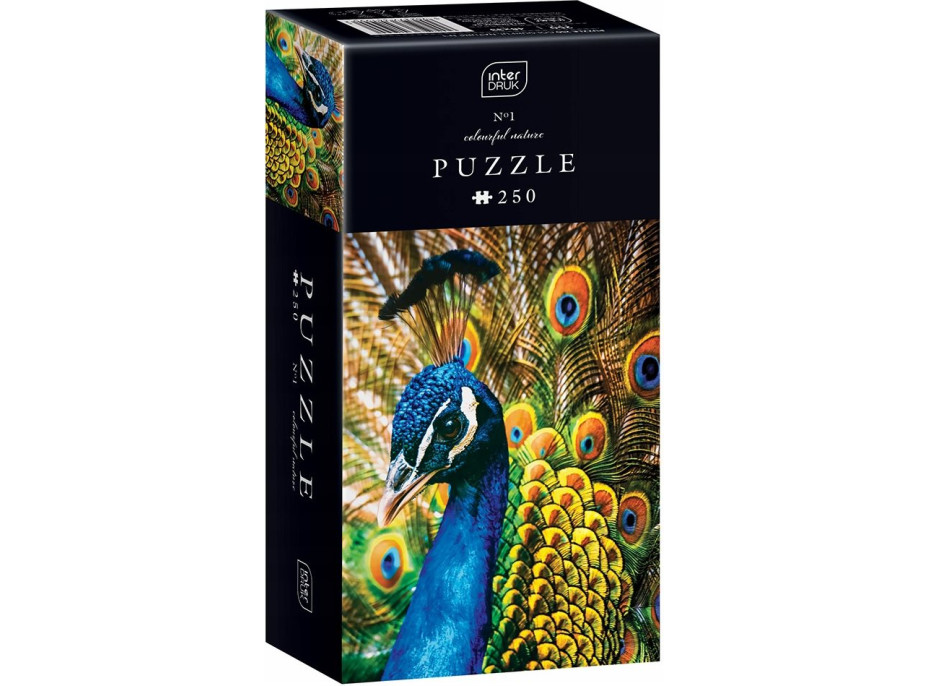 INTERDRUK Puzzle Colorful Nature: Páv 250 dielikov