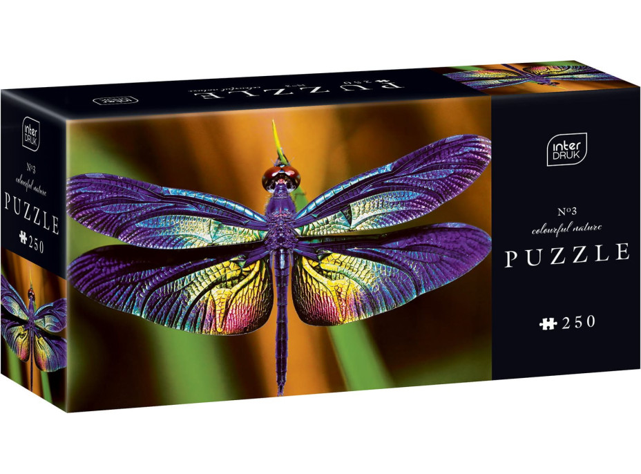 INTERDRUK Puzzle Colorful Nature: Vážka 250 dielikov