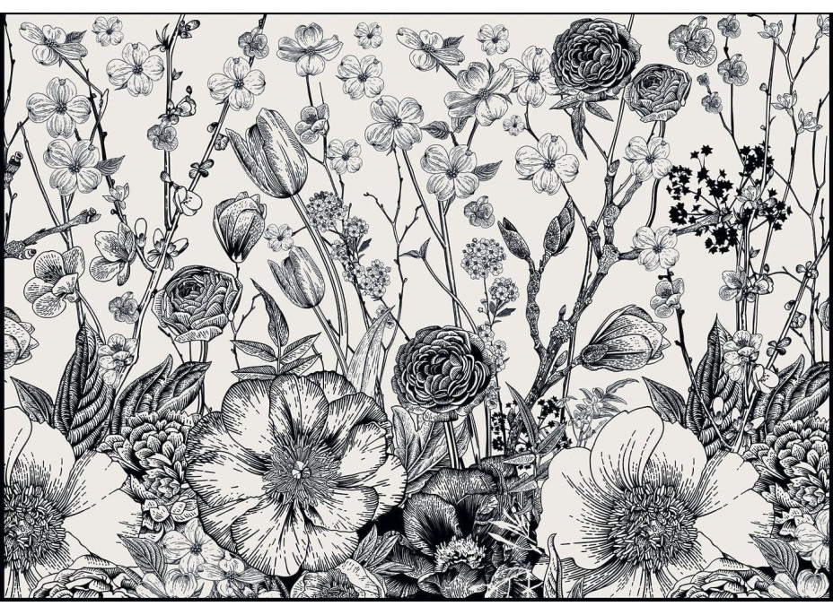 INTERDRUK Puzzle Flowers: Jarné kvety 1000 dielikov