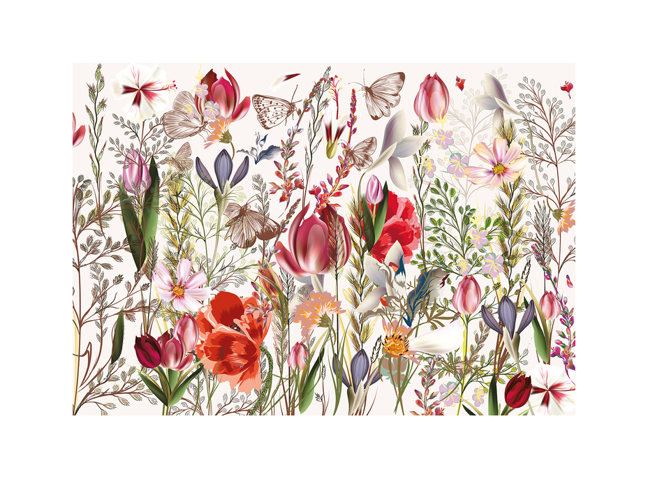 INTERDRUK Puzzle Flowers: Lúčne kvetí 500 dielikov