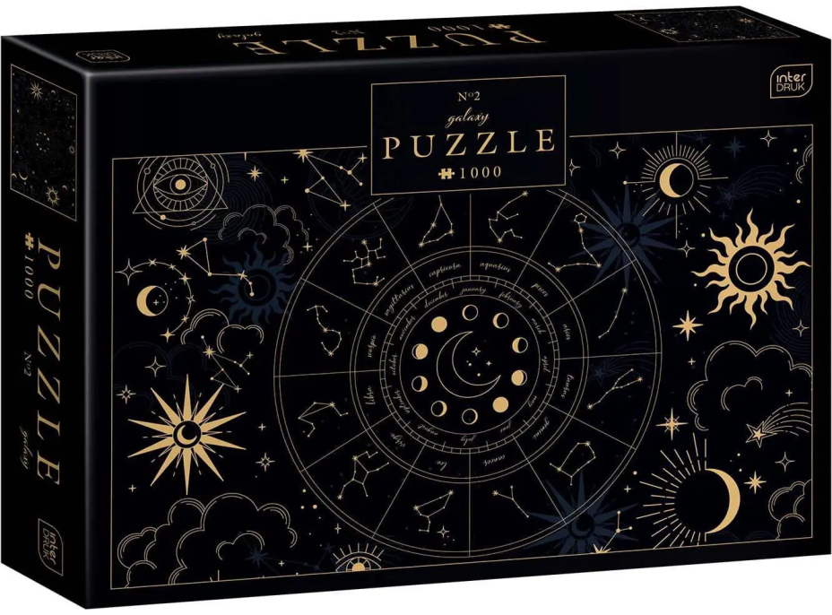 INTERDRUK Puzzle Galaxy: Zverokruh 1000 dielikov