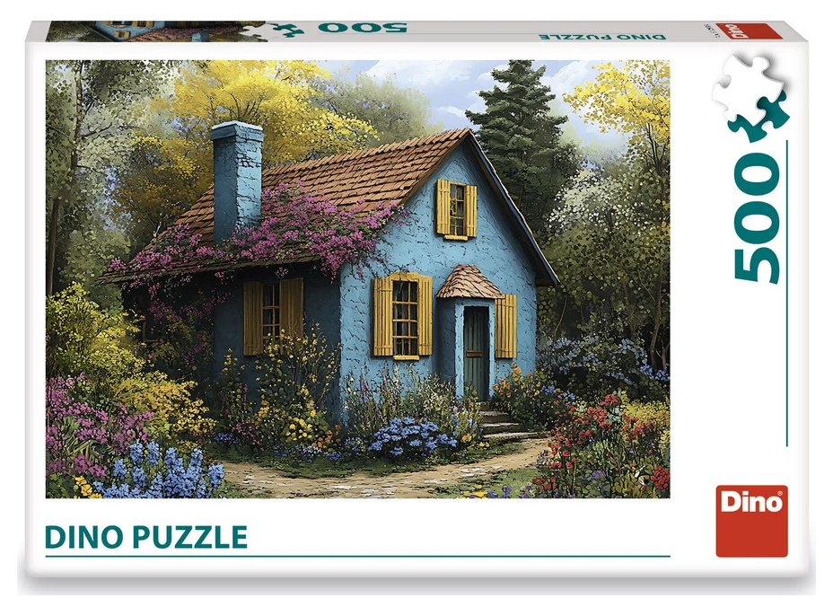 DINO Puzzle Modrý domček 500 dielikov