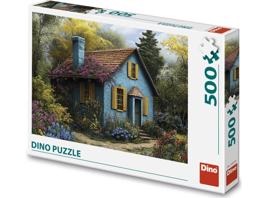 DINO Puzzle Modrý domček 500 dielikov