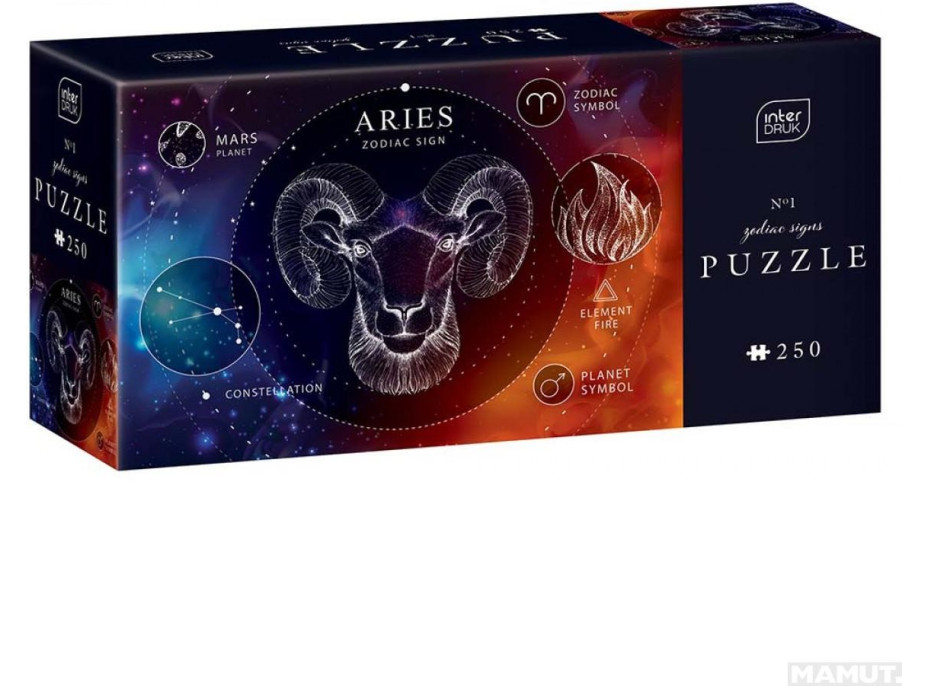 INTERDRUK Puzzle Zverokruh: Baran 250 dielikov