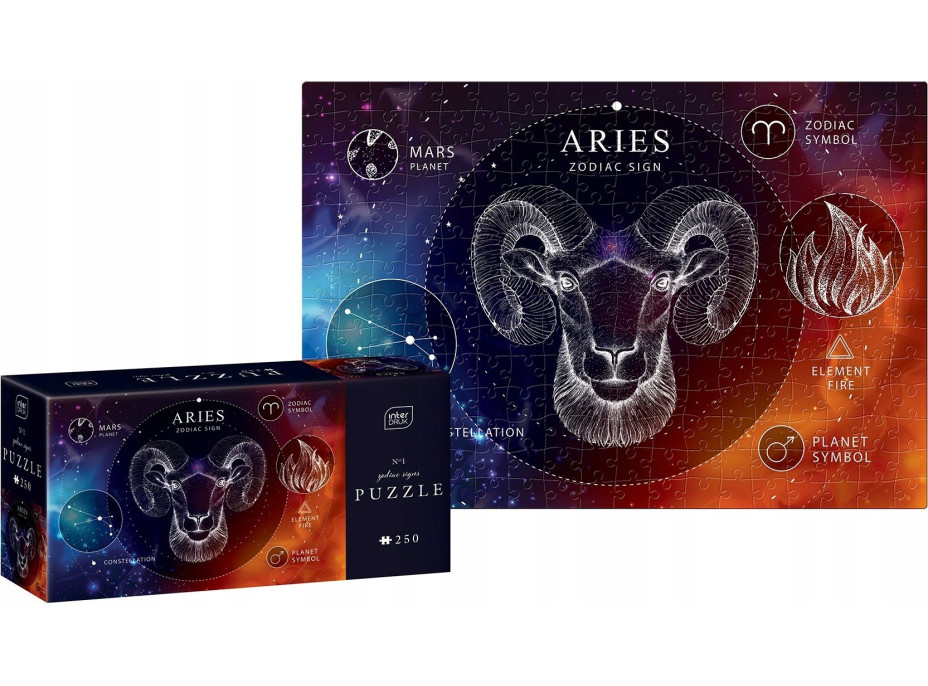 INTERDRUK Puzzle Zverokruh: Baran 250 dielikov