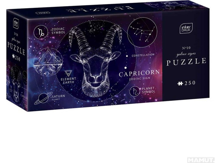 INTERDRUK Puzzle Zverokruh: Kozorožec 250 dielikov