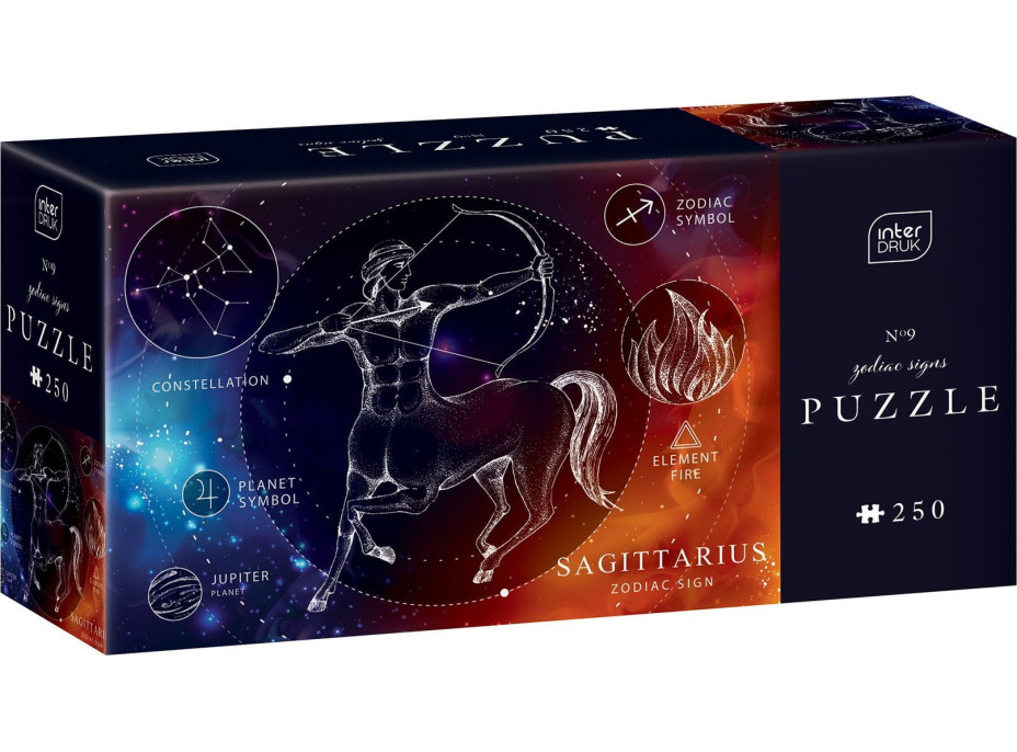 INTERDRUK Puzzle Zverokruh: Strelec 250 dielikov
