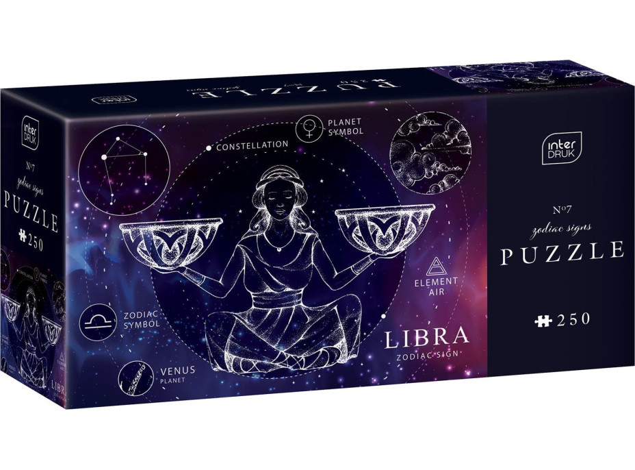 INTERDRUK Puzzle Zverokruh: Váhy 250 dielikov