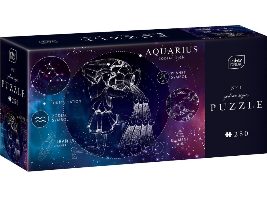 INTERDRUK Puzzle Zverokruh: Vodnár 250 dielikov