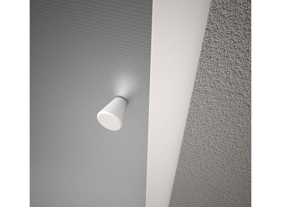 Aqualine UGGA posuvné sprchové dvere 1000 mm, sklo Brick, biela AWS100
