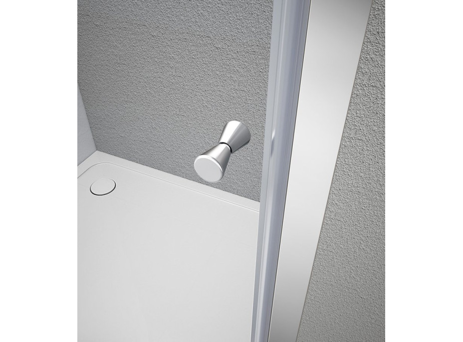Aqualine UGGA posuvné sprchové dvere 1100mm, číre sklo ATS110