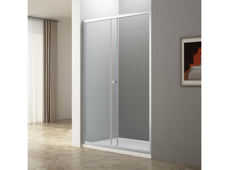 Aqualine UGGA posuvné sprchové dvere 1000mm, číre sklo ATS100